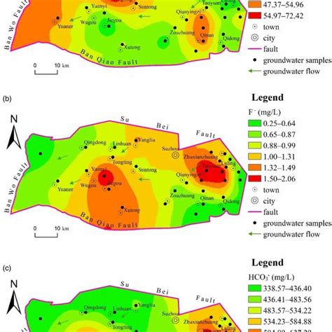 Spatial Distribution Of F À And Other Ions In The Drinking