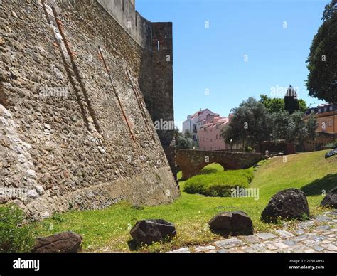 Castle Sao Jorge In Lisbon In Portugal Stock Photo Alamy