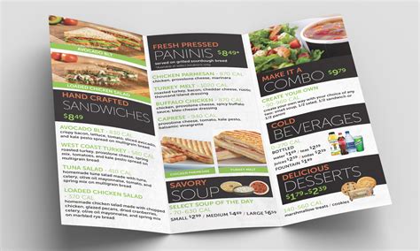 Saladworks Menu Brochure | Joe Grabowski Design