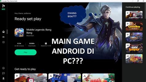 Cara Main Game Android Di PC Atau Laptop Tanpa Emulator YouTube