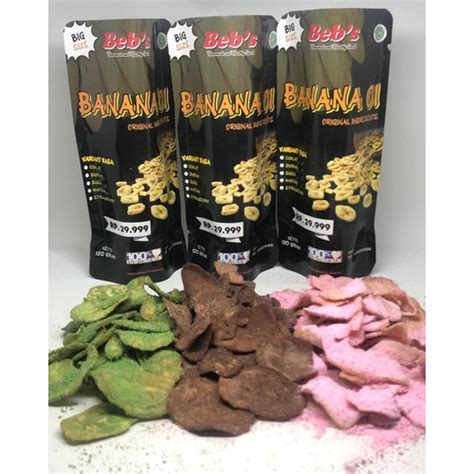 Jual Keripik Pisang Banana Chips Aneka Rasa Renyah Dan Enak Susu