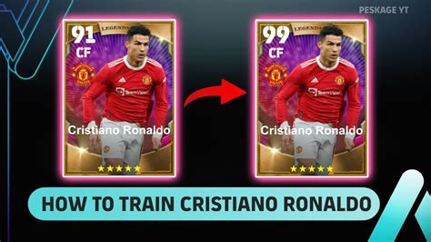 How To Train Legendary Ronaldo In Efootball 2024 Youtube