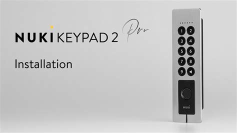 Nuki Keypad Pro Installation Youtube