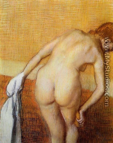 Woman Having A Bath By Edgar Degas Mystudios