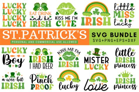 St Patricks Svg Bundle Graphic By Craftsvg Creative Fabrica