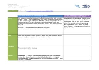 Ig1 Task 2 Analysis Work Sheet 2 PPT