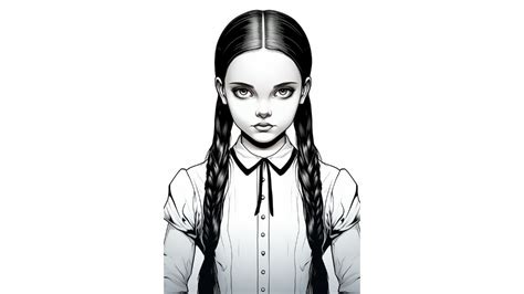 Wednesday Addams Coloring Pages 60 Free Drawings To Print