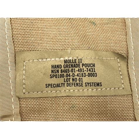 Usgi Surplus Dcu Molle Hand Grenade Pouch Victory Arms Munitions