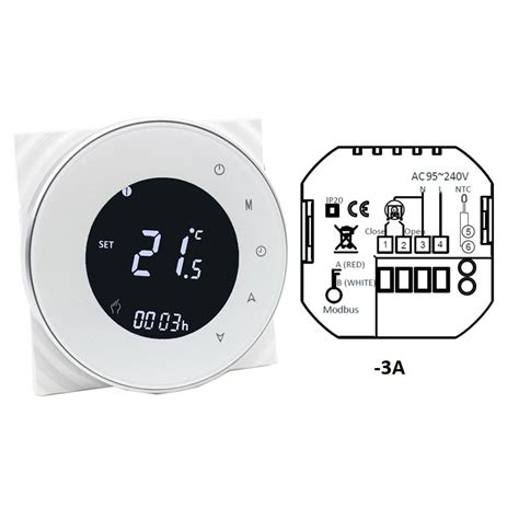 Tuya Smart Low Voltage Wifi Control Thermostat For Floor Heating System