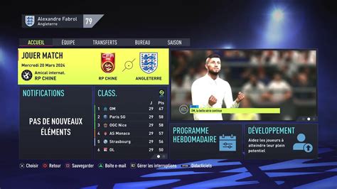 PS5 FIFA 22 carrière manager RP OM YouTube