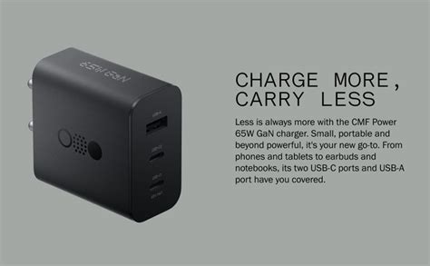 Amazon Cmf By Nothing Power Charger In W Gan Type C Charger