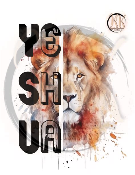 Yeshua Lion PNG Digital Download - Etsy