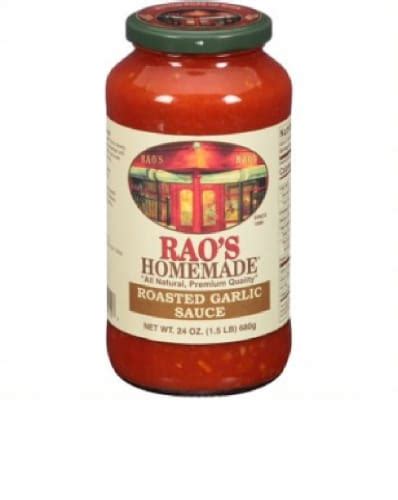 Raos Homemade Roasted Garlic Sauce 24 Oz Frys Food Stores