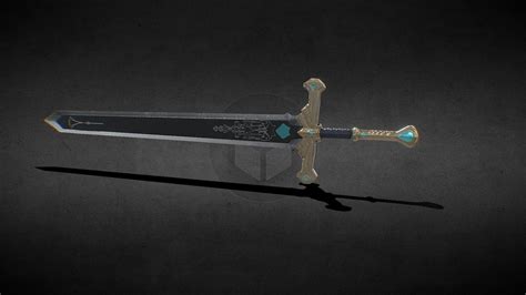 Favonius Greatsword Genshin Impact Fanart Download Free 3d Model By