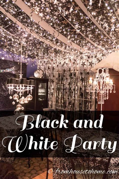 15 Black And White Party Ideas