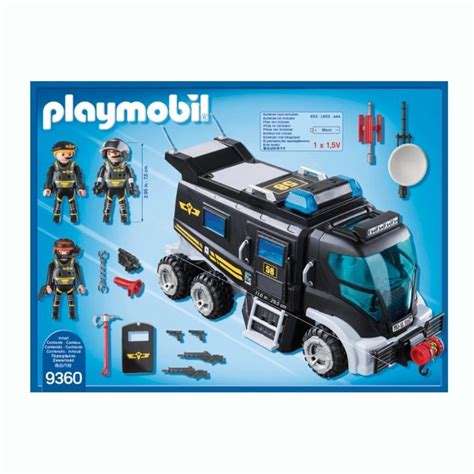 Set Playmobil City Action Vehículo Delux Fuerzas Especiales Swat 92