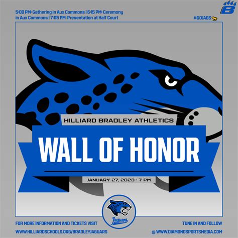 Wall Of Honor 2023 Bradley And Memorial Athletics