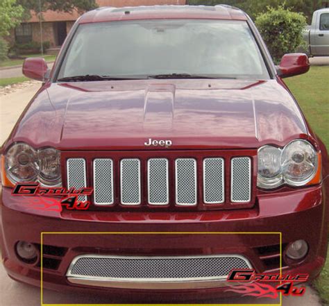 Fits Jeep Grand Cherokee Srt Bumper Stainless Chrome Mesh