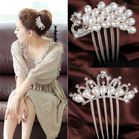 Women Fashion Alloy Shinning Party Wedding Bridal Crystal Rhinestone