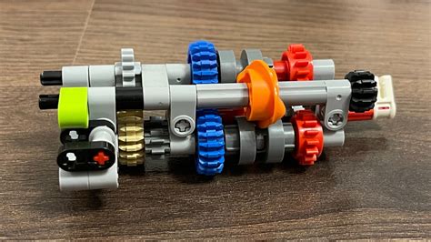 Lego Technic Simple Smooth Speed Sequential Gearbox Transmission