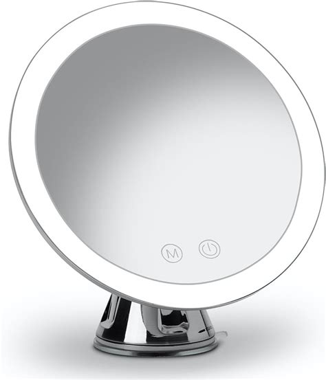 Fancii Miroir Grossissant 10x Lumineux LED Rechargeable avec 3 Réglages