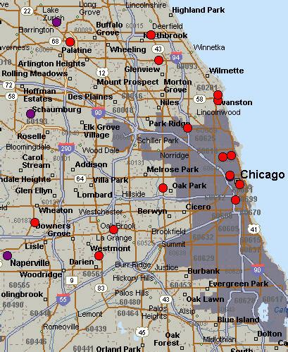 Chicago Area Whole Foods Map - Chicago Metro Area Real Estate