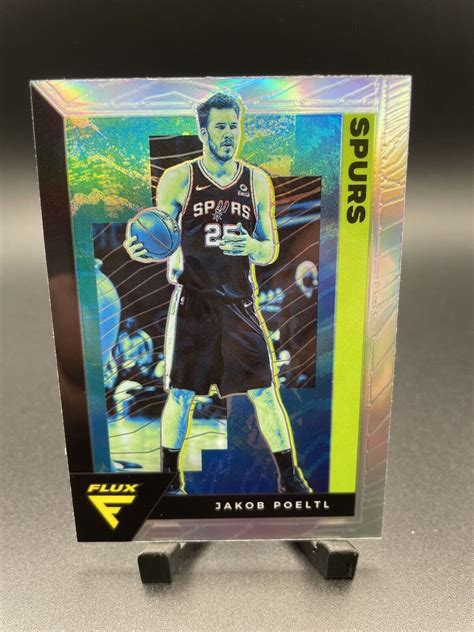 2020 21 Panini Flux 161 JAKOB POELTL SAN ANTONIO SPURS SILVER PRIZM EBay