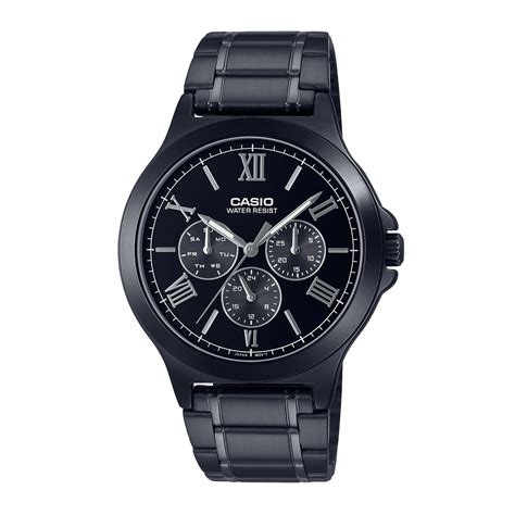 Reloj CASIO MTP V300B 1A Acero Hombre Negro Btime