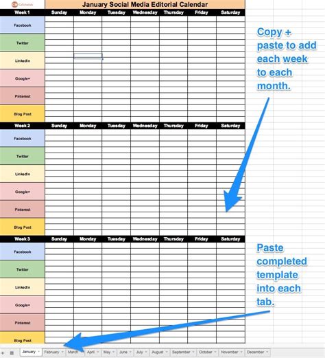 Social Media Marketing Schedule Template Templatevercelapp