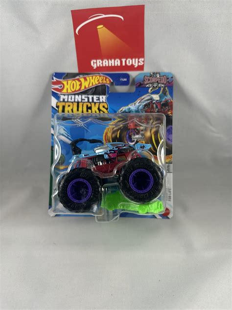 Scorpedo Hot Wheels Monster Trucks Case E Grana Toys