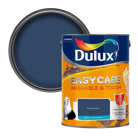 Dulux Easycare Washable And Tough Matt Emulsion Paint Sapphire Salute