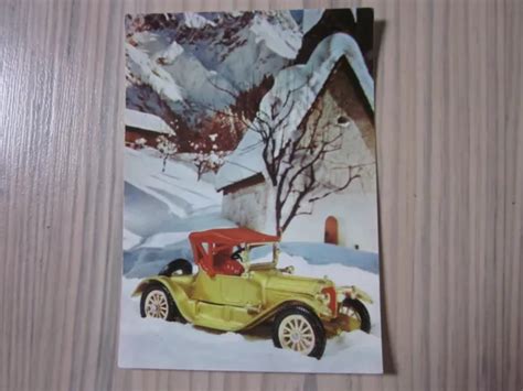 Ddr Alte Postkarte Ak Karte Oldtimer Modell Cadillac Von