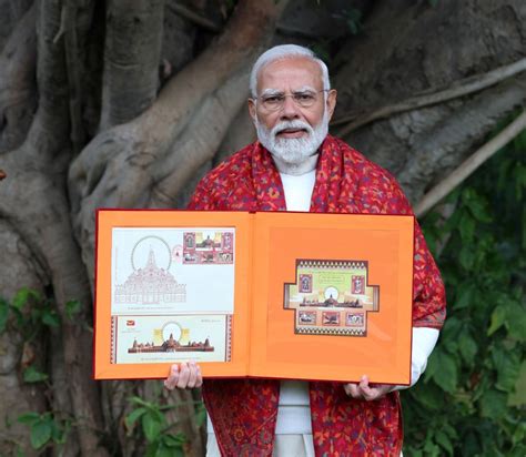 PM Modi Releases Stamps On Ram Mandir How Is He Preparing For Pran