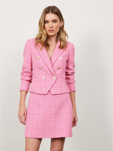 Dream Big Boucle Blazer Pink Portmans Online