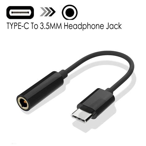 Usb C Headphone Jack Adapter Usb Type C To Female Earphone Aux Audio