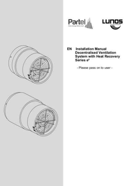 LUNOS E260 Installation Guide PARTEL NBS Source