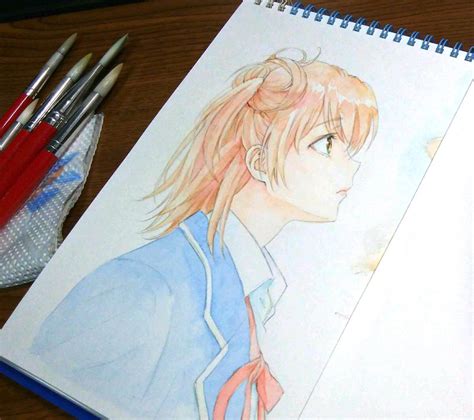 Yui drawing 🎨🧡🧡 : r/Yahallo