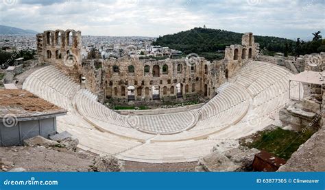 Athens amfiteatr obraz stock. Obraz złożonej z amfiteatr - 63877305