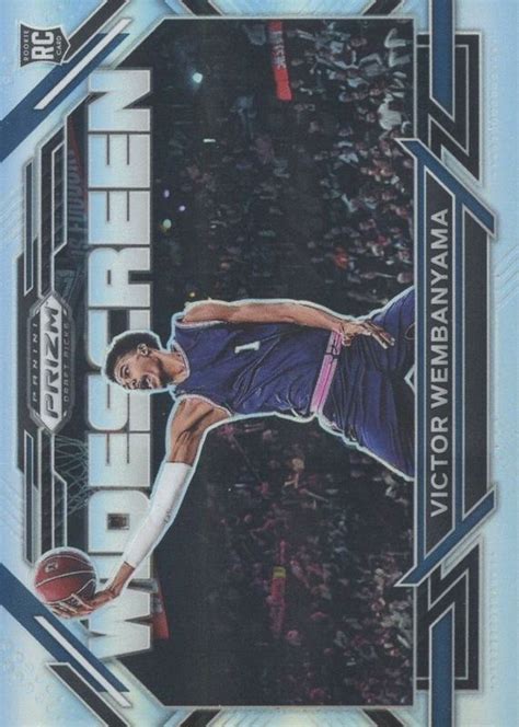 Victor Wembanyama Prizm Draft Picks Widescreen Silver Price