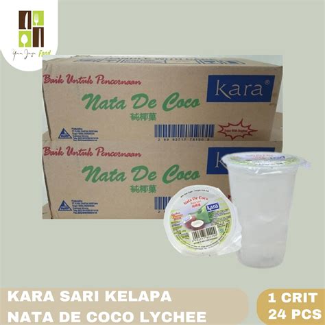 Kara Sari Kelapa Leci Kara Nata De Coco Lychee Gr Carton