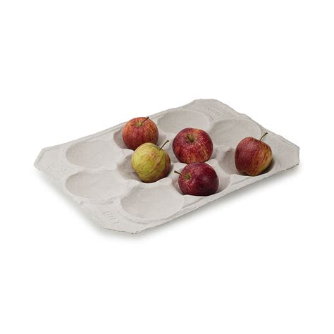 Moulded Fibre Cavity Tray Liner 16 Round Fruit 375x280mm Westpak