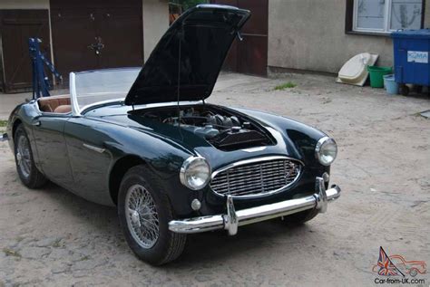 1960 Austin Healey 3000 Bt7 Classic British Roadster Racing Green Restored