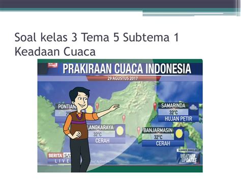 Soal Tematik Kelas 3 Tema 5 Subtema 1 Keadaan Cuaca Kumpulan Soal