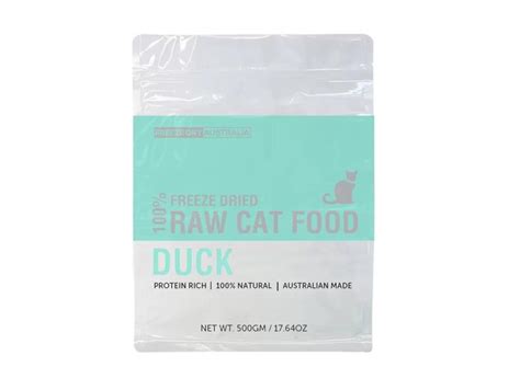 100 Raw Cat Food Duck Freeze Dry Australia