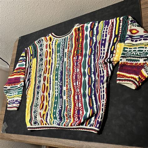 Vintage Coogi Sweater Biggie Smalls Notorious BIG 199 Gem