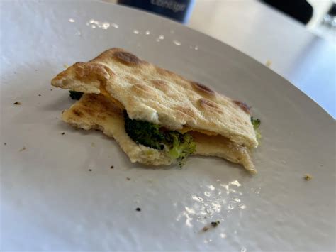 Broccoli Cheddar Flatbread At My Unis Cafeteria Rshittyfoodporn