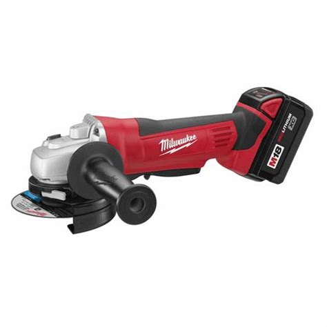 Milwaukee M18 4-1/2" Angle Grinder Kit with 2 Batteries