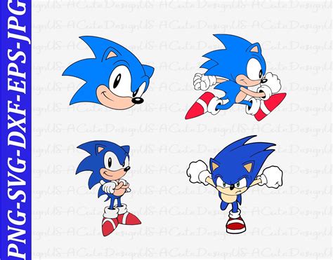 Sonic The Hedgehog Svg Cartoon Svg Sonic Svg Sonic Characters Svg