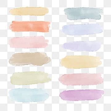 Pastel Brush Stroke Png Vector Psd And Clipart With Transparent