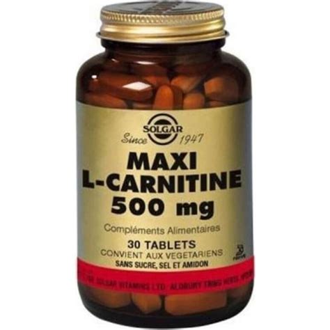 Solgar Maxi L Carnitine 500mg 30 Tablet Fiyatı Taksit Seçenekleri